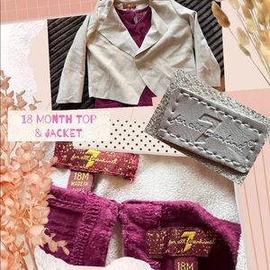 🤍18 Month Top Jacket & Top Outfit🤍